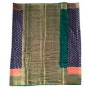 navy blue georgette saree with 3d border - Image 2