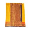 mehandi green georgette saree with 3d border - Image 2