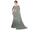Latest Chiffon Catalogue Saree Light blue - Image 2